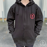 Black Hoodie (Zipped)